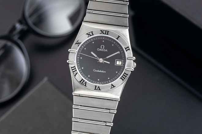  Omega Constellation Stahl / Gold Quarz Herrenuhr Ref. 396.1070 396.1080 Vintage 