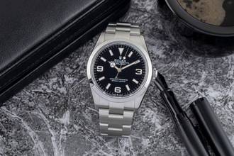 Thumbnail von Rolex Explorer Oyster Edelstahl Automatik Herren Ref. 124270 Box & Papiere 2021