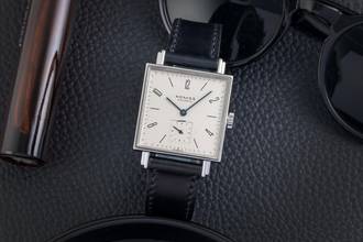 Thumbnail von NOMOS Tetra Edelstahl Handaufzug Sub Seconde Herrenuhr Ref. 408