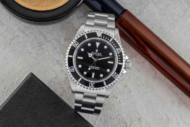 Rolex Submariner (bez datownika) stalowa automatyczna męska zegarek Ref. 14060M seria Z