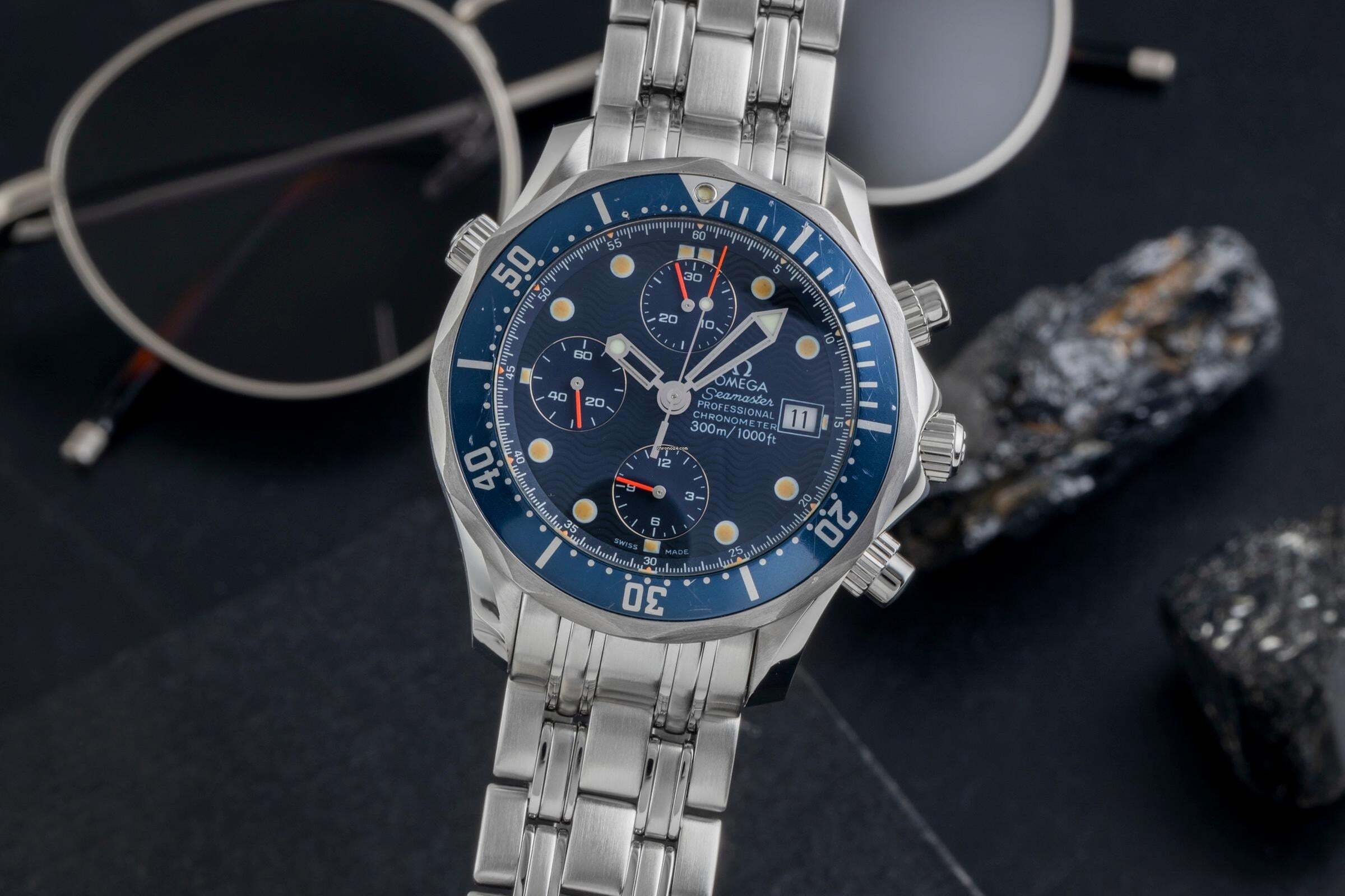 Omega Seamaster Diver 300 M Chrono Diver Automatyczny stalowy dla mężczyzn Ref. 2599.80.00 B&P