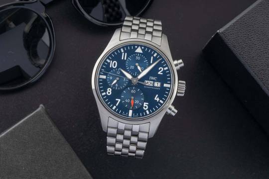  IWC Fliegeruhr Chronograph Fliegerchronograph Chronograph Stahl Automatik Herrenuhr Ref. IW388102 