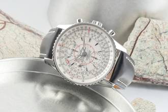 Thumbnail von Breitling Montbrillant Datora Chronograph Stahl Automatik Ref. A2133012/G518 B&P