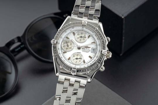  Breitling Chronomat GT Chronograph Stahl Automatik Herrenuhr Ref. A13050.1 