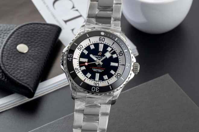  Breitling Superocean 46 Automatic 46 Stahl Herrenuhr Ref. A17378211B1A1 