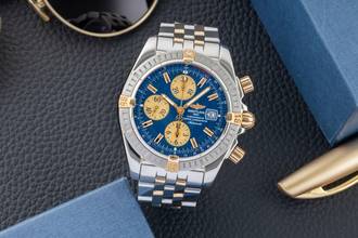 Thumbnail von ブライトリング クロノマットエボリューション クロノグラフ ステンレス/ゴールド 自動巻き Ref B13356 書類付き