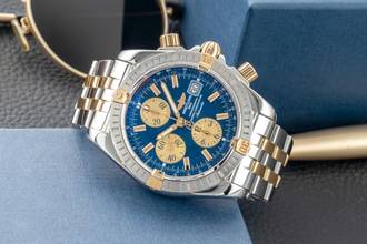 Thumbnail von ブライトリング クロノマットエボリューション クロノグラフ ステンレス/ゴールド 自動巻き Ref B13356 書類付き