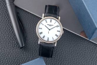 Thumbnail von Patek Philippe Calatrava 18k (0,750) Weissgold Handaufzug Herrenuhr Ref. 3520/D