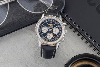 Thumbnail von Breitling Navitimer 01 Automatik Edelstahl Chronograph Ref. AB0120 Klassiker
