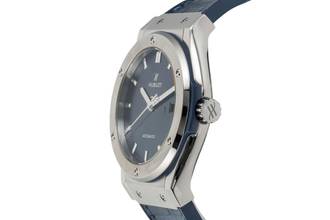 Thumbnail von Hublot Classic Fusion Blue Titan Automatik Herrenuhr 542.NX.7170.LR B&P