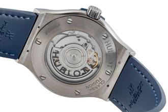 Thumbnail von Hublot Classic Fusion Blue Titan Automatik Herrenuhr 542.NX.7170.LR B&P