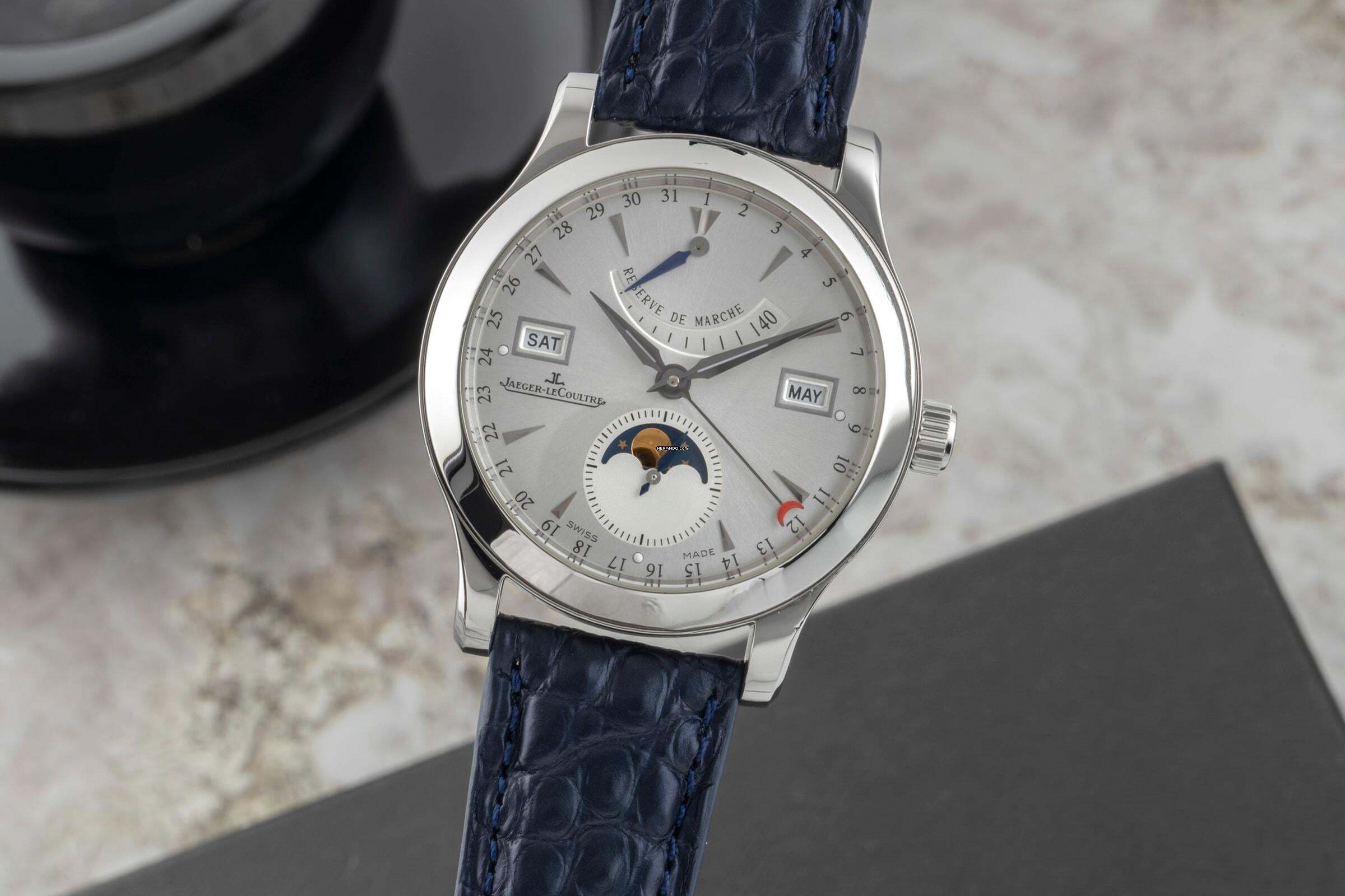 Jaeger-LeCoultre Master Calendar Control stalowy automatyczny Ref. Q151842A 147.8.41.S dokumenty