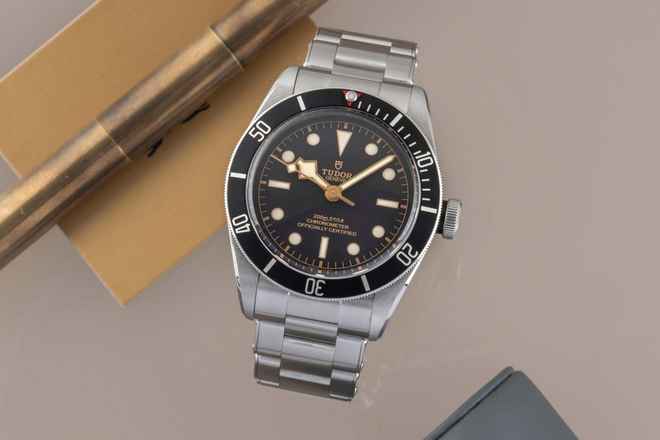 Tudor Black Bay 41 stainless steel automatic men's watch Ref. 79230N B&P 2020