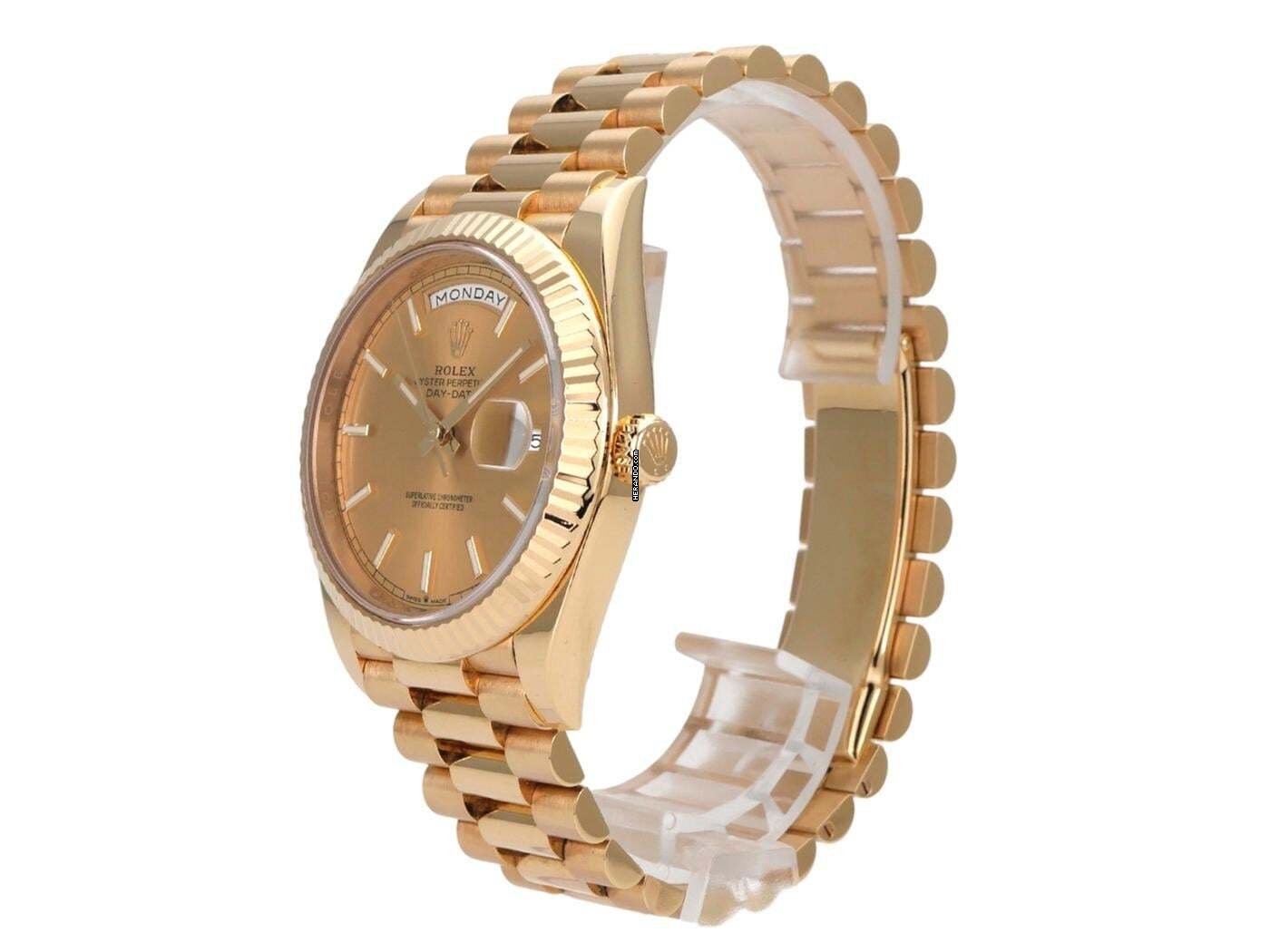 Rolex Day-Date 40 Gelbgold Ref. 228238 Champagner