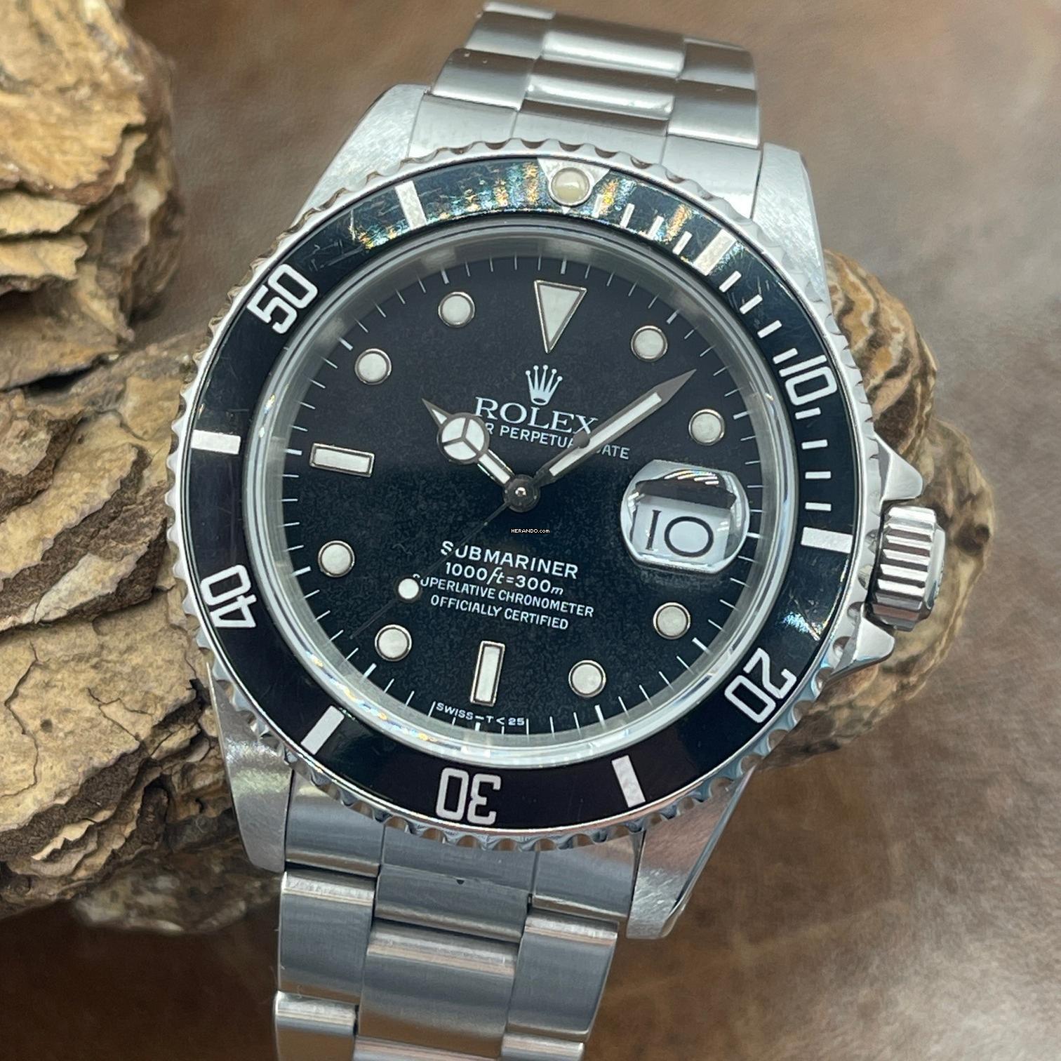 Rolex Submariner Date Oyster Perpetual Date Submariner - Full Set - Ref. 16610 - Rubber B Band