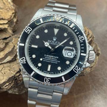 Rolex Submariner Date Oyster Perpetual Date Submariner - Full Set - Ref. 16610 - Rubber B Band