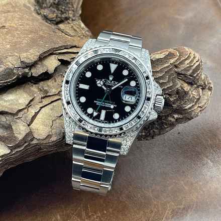 Rolex GMT-Master II Ustawienie diamentów na rynku wtórnym - ZESTAW PEŁNY