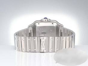 Thumbnail von Cartier Santos Grosses Modell Edelstahl Wssa0018 2020 Automatik Stahl Steel