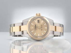 Thumbnail von Rolex Lady-Datejust 179163 Edelstahl Gelbgold 750 Automatik Stahl Gold Damen