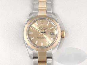 Thumbnail von Rolex Lady-Datejust 179163 Edelstahl Gelbgold 750 Automatik Stahl Gold Damen