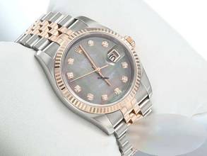 Thumbnail von Rolex Datejust 36 36mm 116231 2016 Stahl Rosegold 750 Perlmutt Diamanten Automatik
