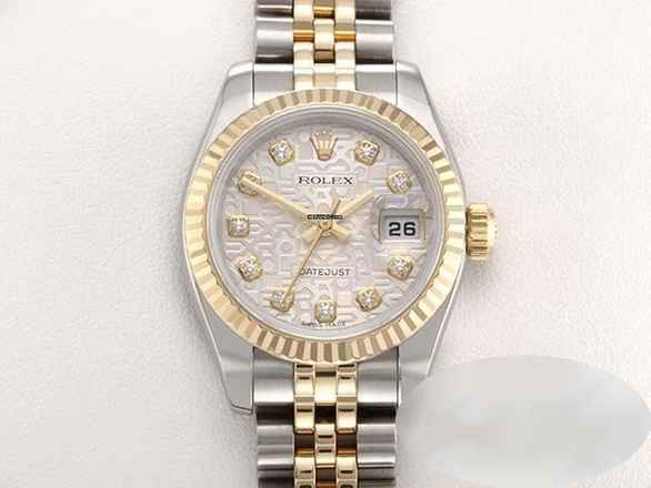  Rolex Lady-Datejust 179173 2011 Stahl Gelbgold 750 Diamanten Automatik Gold 