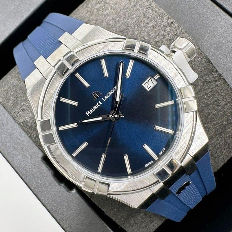 Maurice Lacroix AIKON QUARTZ DATE 35MM NEW FULL SET