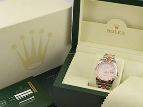 Thumbnail von Rolex Datejust 36 116231 Steel & Rose Gold With Jubilee Diamonds Dial - Full Set 36mm 2010