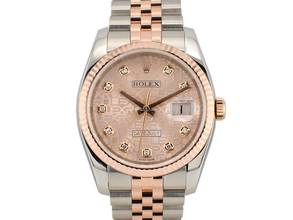 Thumbnail von Rolex Datejust 36 Stainless Steel - Rose Gold Jubilee Diamond Dial