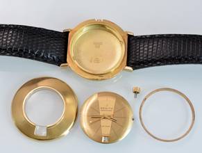 Thumbnail von Zenith S.65 The Keyhole” 100TH Anniversary yellow gold 18KT 1965