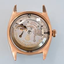 Thumbnail von Rolex Datejust 36 6604 Ovettone Black gilt dial rose gold 18KT 1956’s