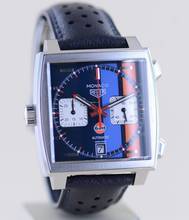 Thumbnail von TAG Heuer Monaco Steve McQueen Gulf Special Edition Saphir blue Dial B+P rar