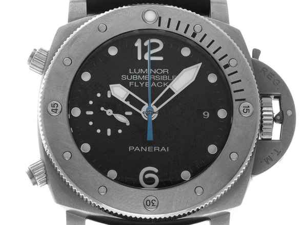 Panerai Luminor Submersible 1950 3 Days Automatic Flyback Titan Ref.PAM00614 Full Set wie Neu Vintage Luminor Submersible Titan Flyback 