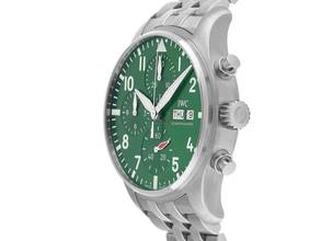 Thumbnail von IWC Fliegeruhr Chronograph Pilot´s Watch Ref.IW378006 2026 Full Set Ungetragen Pilot´s Watch Chronograph Green Dial