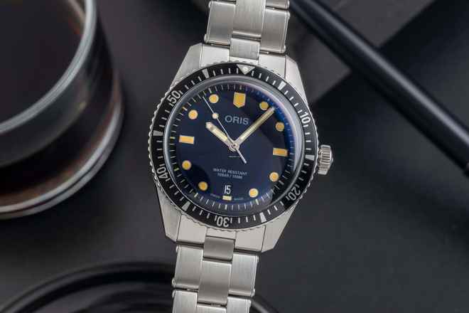  Oris Divers Sixty Five Stahl Automatik Ref. 01 733 7707 4055-07 8 20 18 B&P 2020 