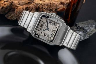 Thumbnail von Cartier Santos Galbée Stahl Automatik Herrenuhr Ref. W20098D6 Klassiker