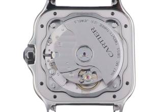 Thumbnail von Cartier Santos Medium Automatik Edelstahl Herrenuhr Ref. WSSA0029 Box & Papiere