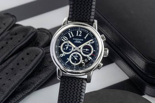  Chopard Mille Miglia 1000 Miglia Chronograph Automatik Datum Stahl Herrenuhr Ref. 8511 Box 