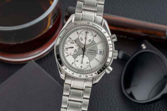  Omega Speedmaster Date Chronograph Stahl Automatik Ref. 3513.30.00 Klassiker 