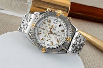 Thumbnail von Breitling Chronomat Chronograph Stahl / Gold Automatik Herrenuhr Ref. B13352