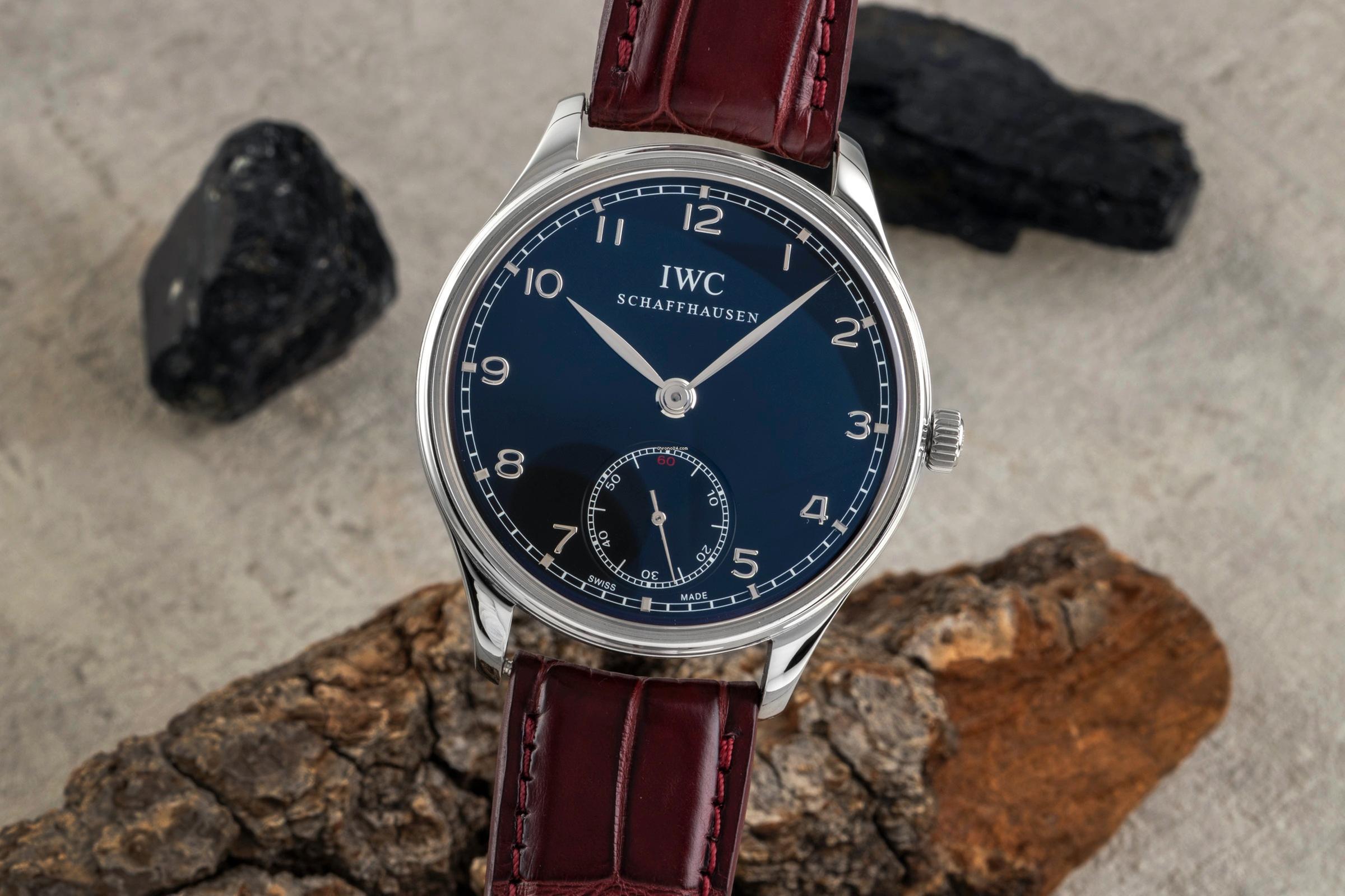 IWC Portugieser Handaufzug Hand-Wound Edelstahl Handaufzug Herrenuhr Ref. IW545407