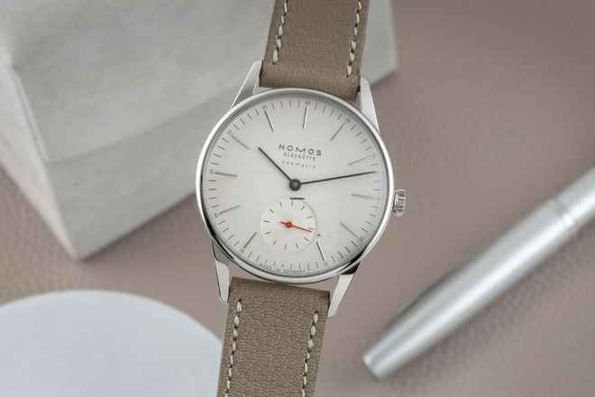  NOMOS Orion Neomatik Edelstahl Herrenuhr Ref. 392 Box & Papiere 2022 