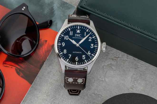  IWC Große Fliegeruhr Big Pilot's Watch 43 Automatik Stahl Herrenuhr Ref IW329301 B&P 