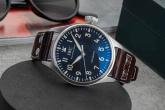 Thumbnail von IWC Große Fliegeruhr Big Pilot's Watch 43 Automatik Stahl Herrenuhr Ref IW329301 B&P