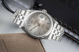 Thumbnail von Tudor Prince Date Day Silver Dial Edelstahl Automatik Ref. 76200