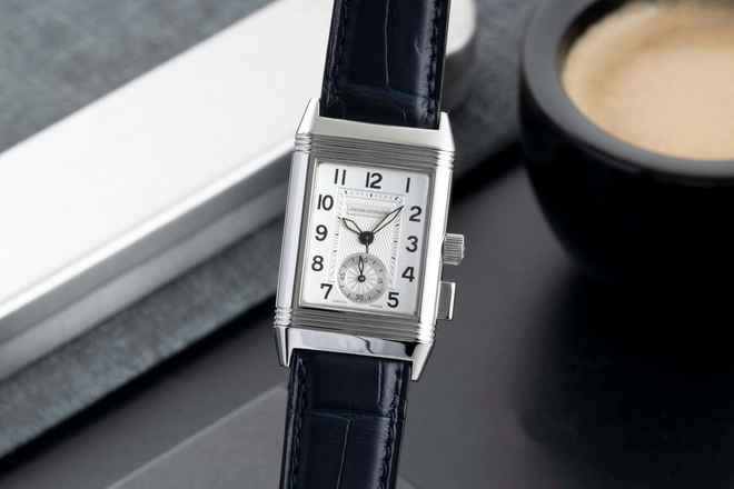  Jaeger-LeCoultre Reverso Memory Duoface Flyback Handaufzug Ref Q2558470 255.8.82 