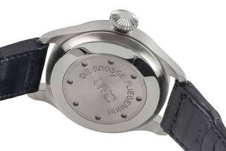 Thumbnail von IWC Große Fliegeruhr Schaffhausen Big Pilot Automatik 7 Days Stahl Herrenuhr Ref IW500201 Papiere