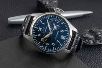 Thumbnail von IWC Große Fliegeruhr Schaffhausen Big Pilot Automatik 7 Days Stahl Herrenuhr Ref IW500201 Papiere