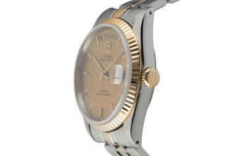 Thumbnail von Tudor Prince Date Day Oyster Prince Date Day Stahl / Gold Linen Dial Automatik Ref. 76213