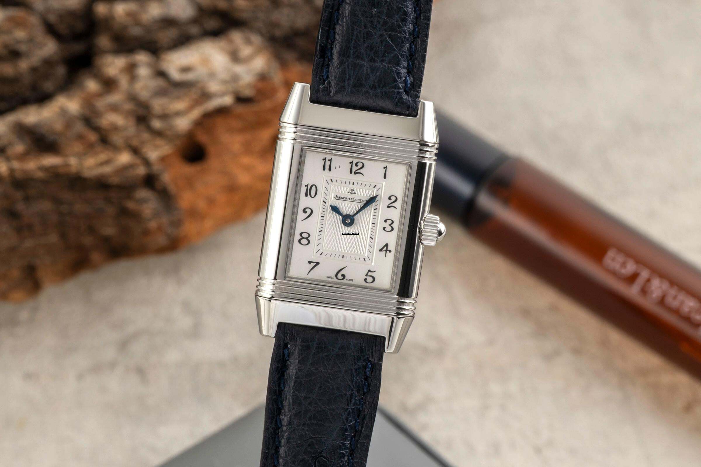 Jaeger-LeCoultre Reverso z diamentami, ręczny, Ref. Q2668420 266.8.44 B&P 2012